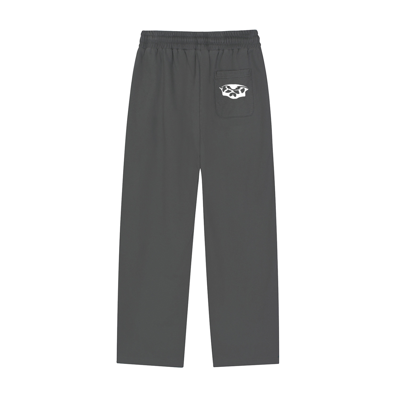 Striped-Leg Straight Sweats(Bottom Logo)