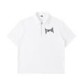 Half-Zip Cotton Polo Tee