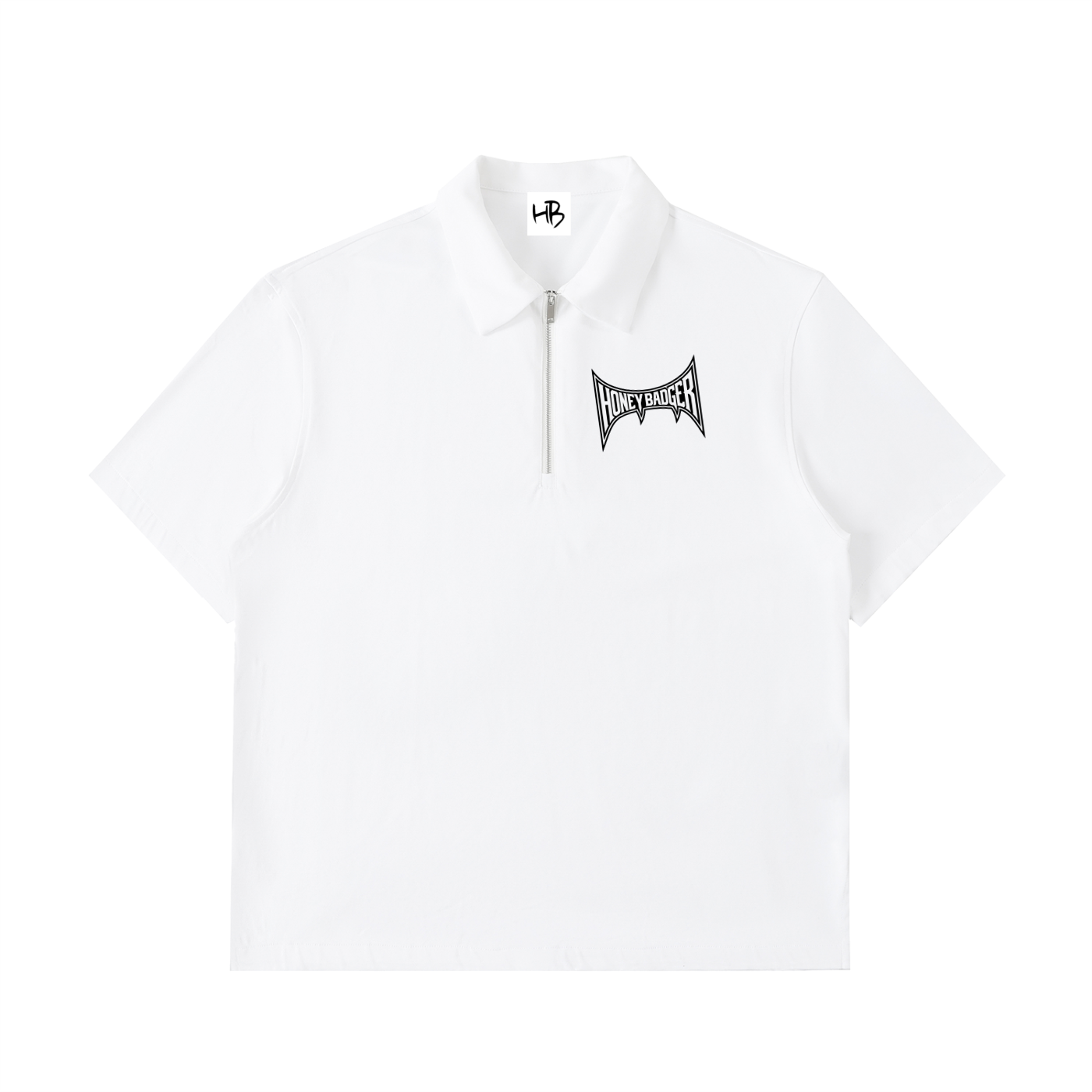 Half-Zip Cotton Polo Tee