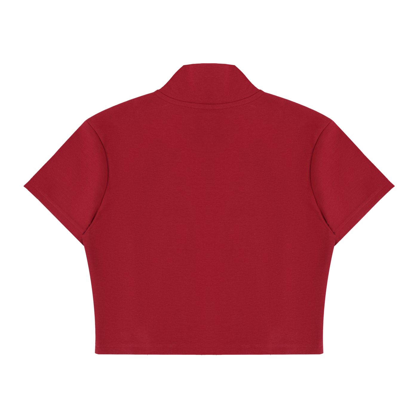 Women's Y2K Cropped Zip Short Sleeve Tee
