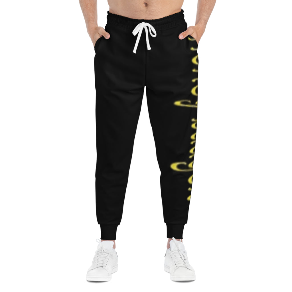 Side leg HUSTLER Joggers (Cuffed/yellow)