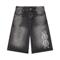 Y2K Black Denim Shorts