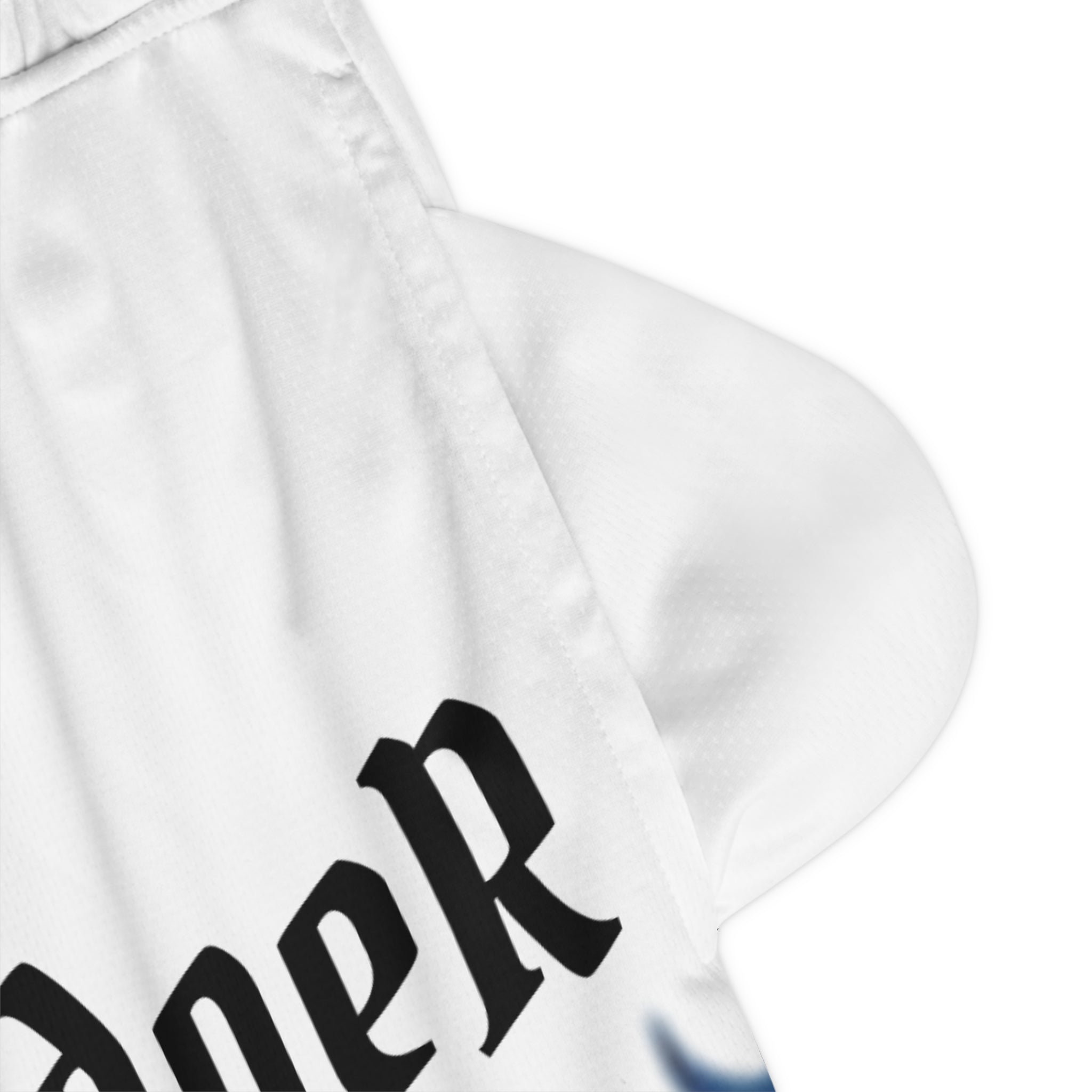 Flame Shorts (White/Blue)
