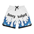 Flame Shorts (White/Blue)