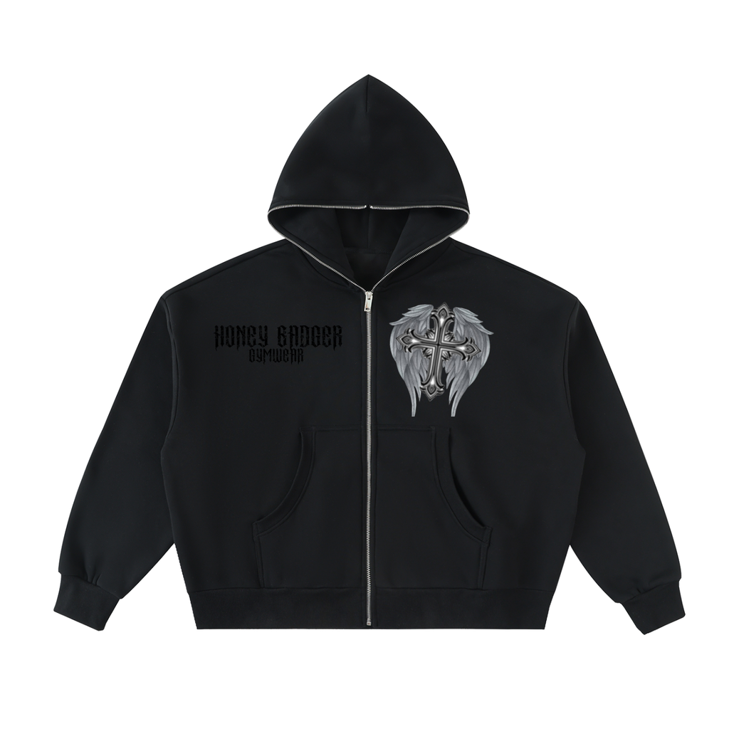 Seraphin Full-Zip Boxy Hoodie