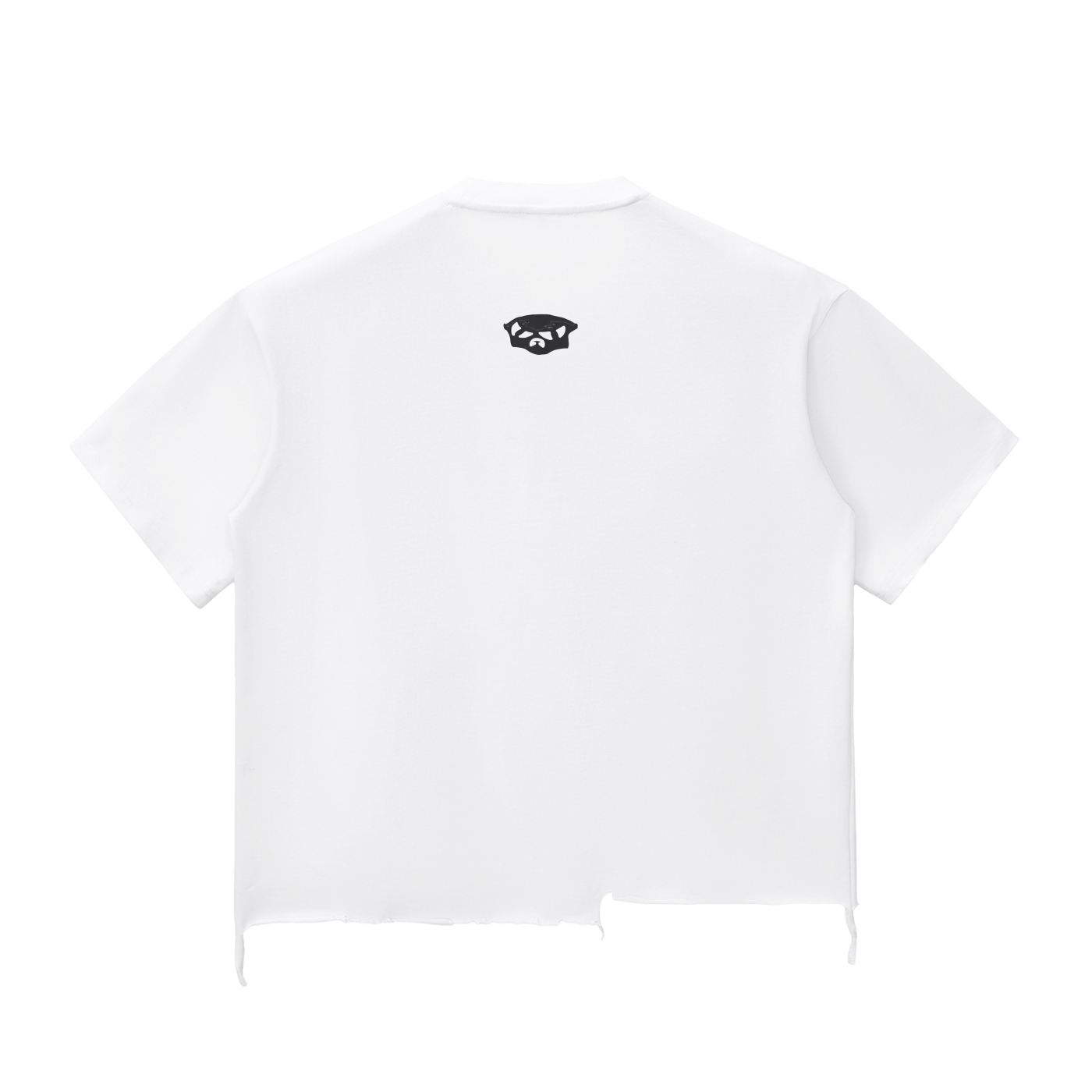 Snow Wash Raw-Hem Boxy T-shirt
