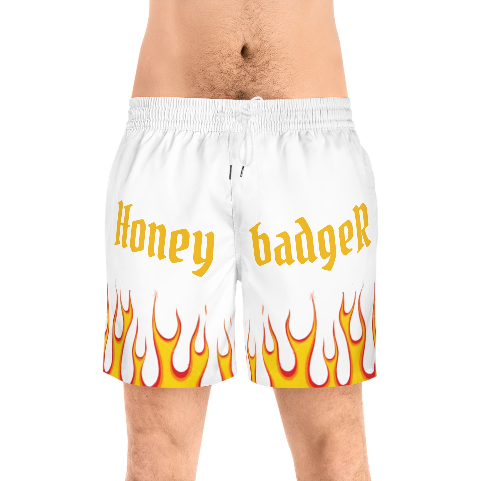 FLAME Swim/anywhere  SHORTS  (White/ Orange / Orange)
