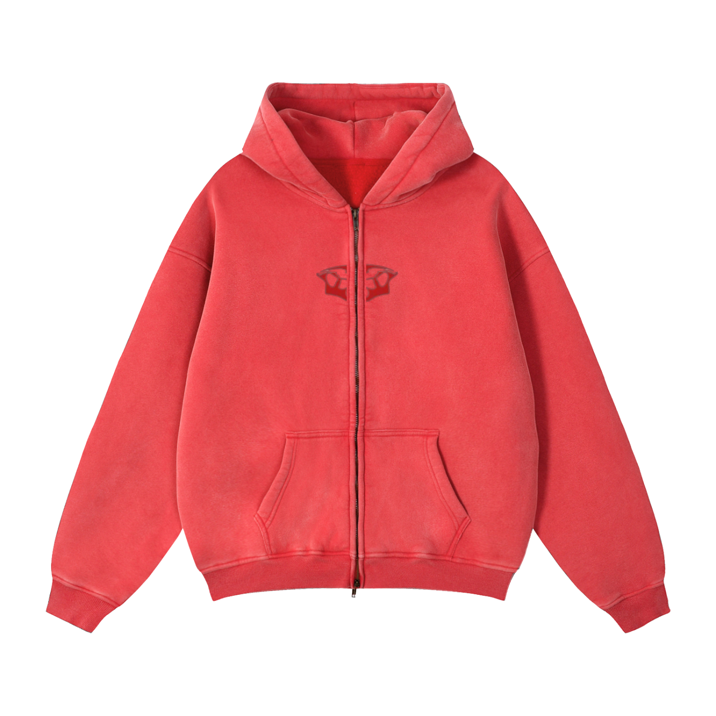 UNIT Fleece Hoodie (Zipper/Stonewashed)