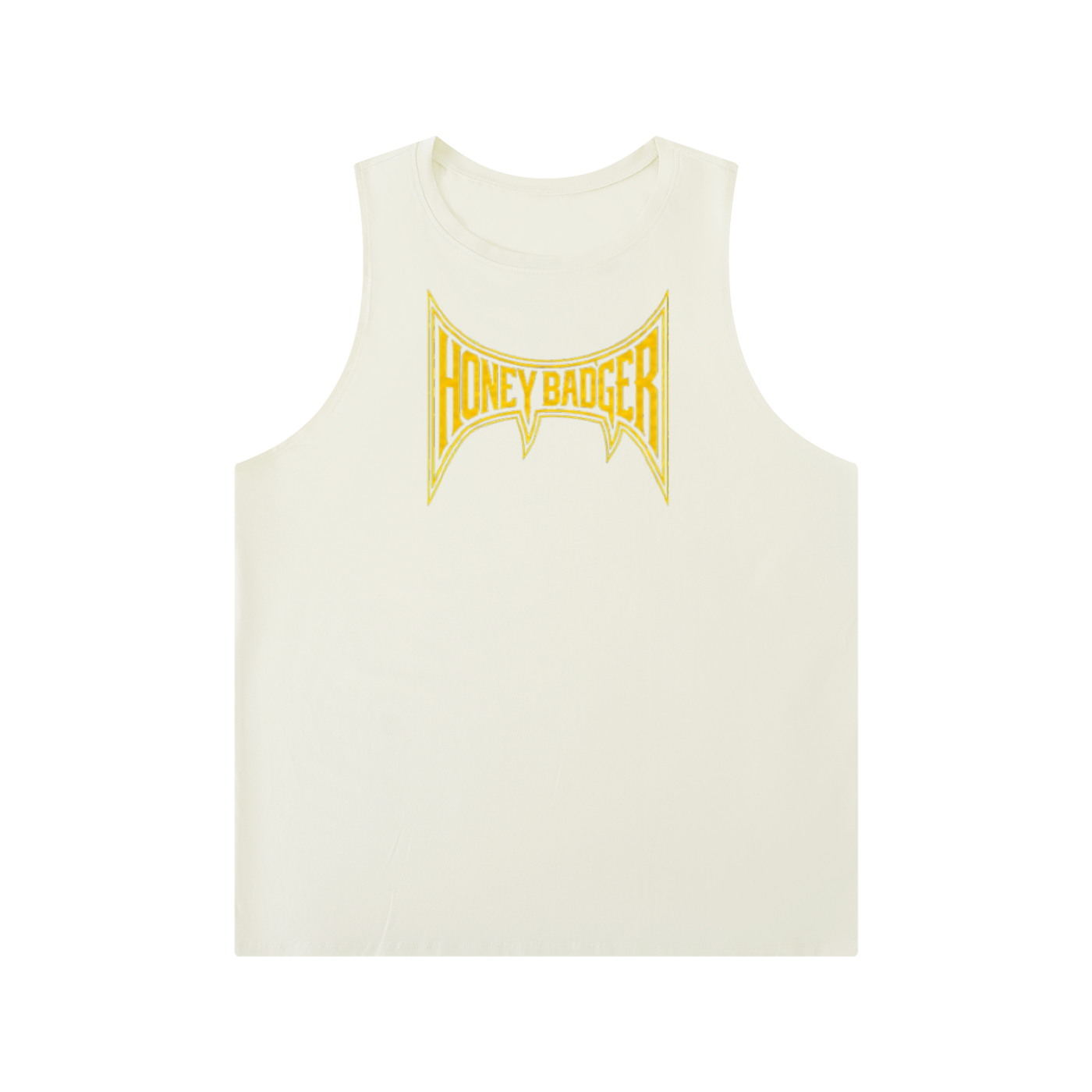 Yellow DEFIANCE Muscleback Tank