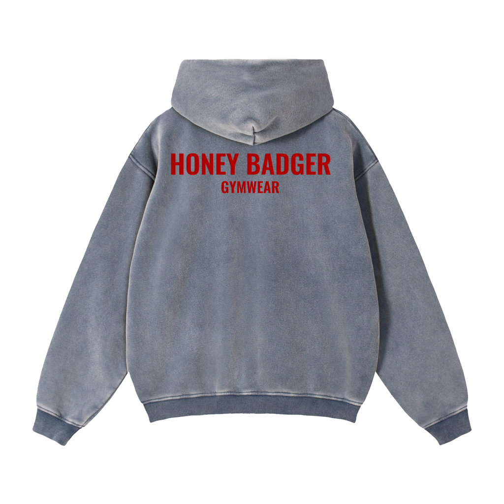 UNIT Fleece Hoodie (Zipper/Stonewashed)