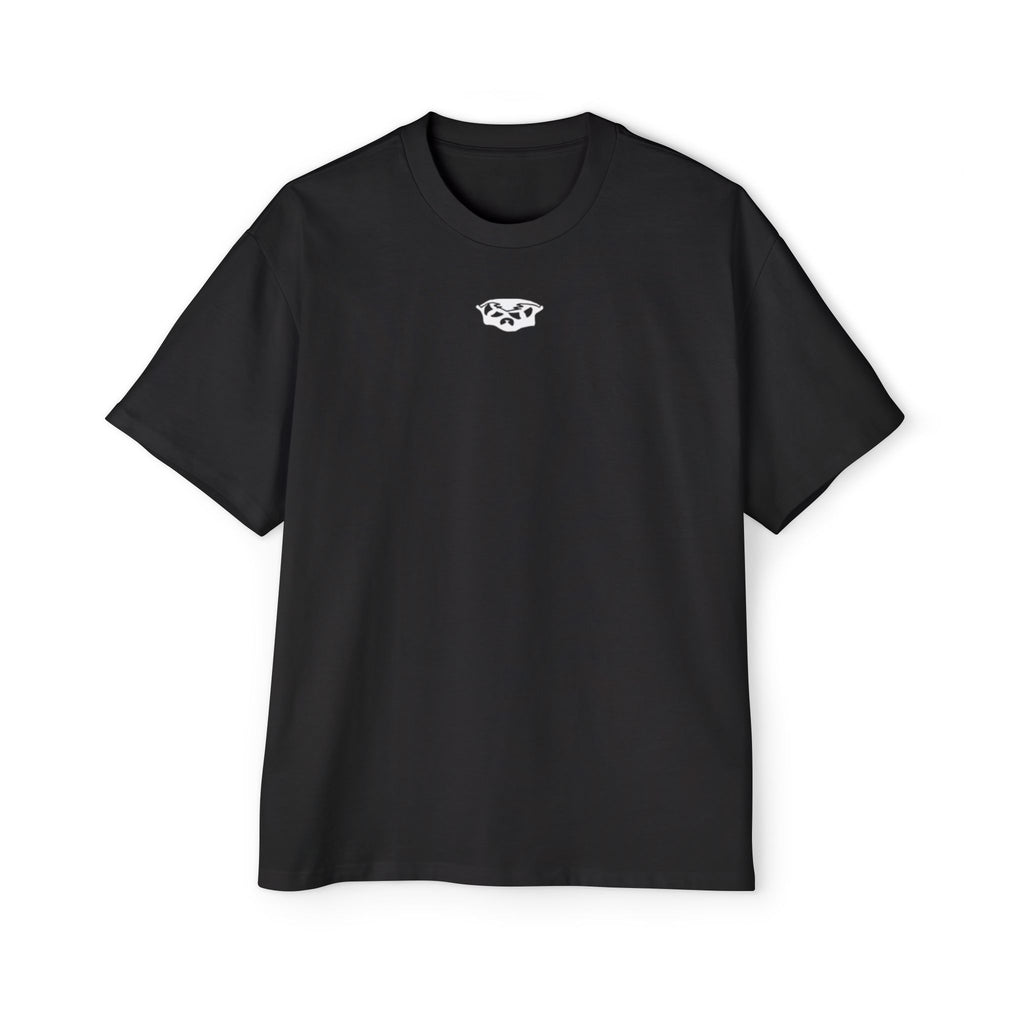 Oversized tee version of PUMP COVER (white)