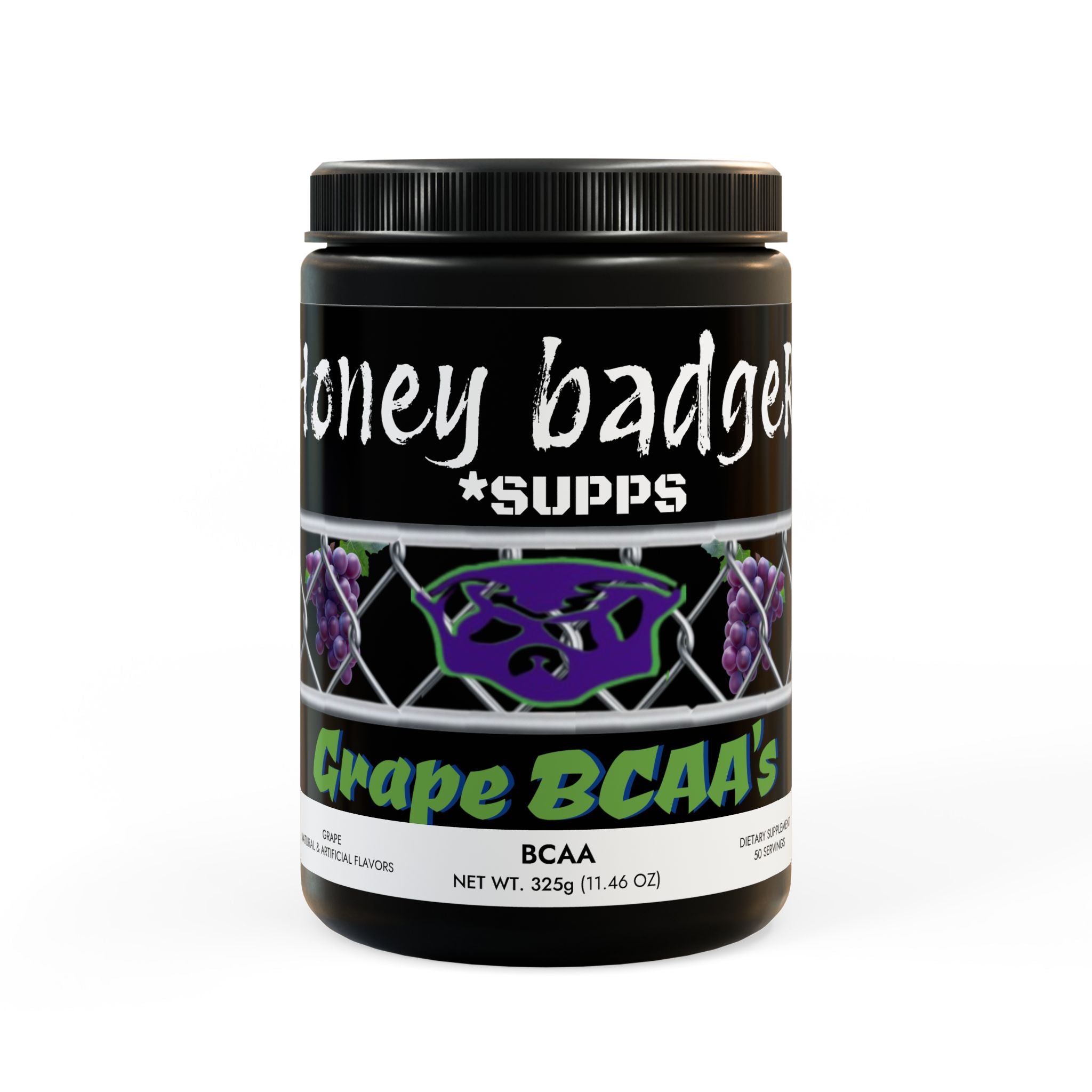 BCAA Supplement, Grape (325g, 11.46oz, 50 servings)