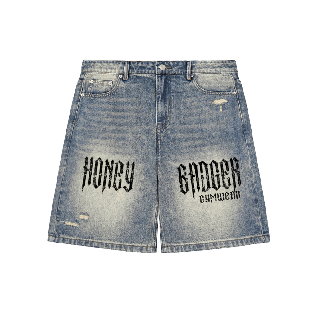 ANABOLIC Baggy Denim Shorts