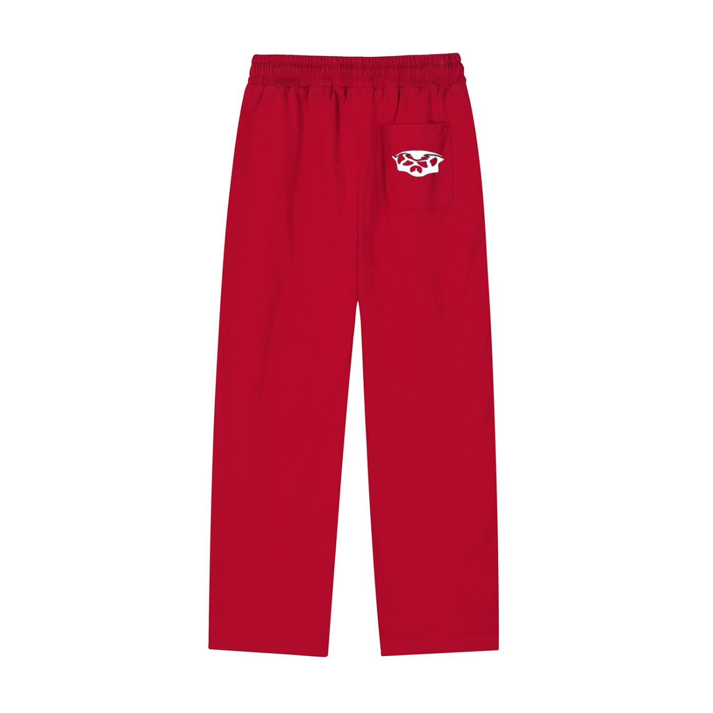 Striped-Leg Straight Sweats(Bottom Logo)