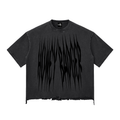 Snow Wash Raw-Hem Boxy T-shirt