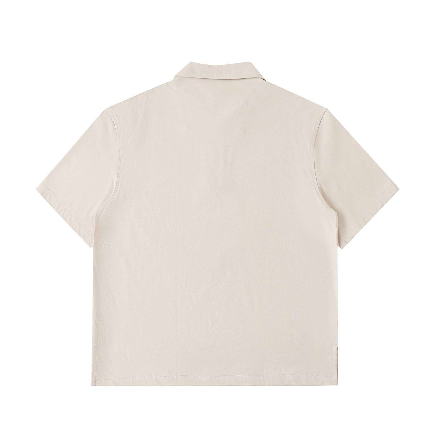 Half-Zip Cotton Polo Tee