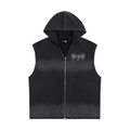 Y2K Vintage Washed Zip Hooded Tank