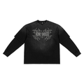 Y2K Graphic Sun fade Two-Piece Tee