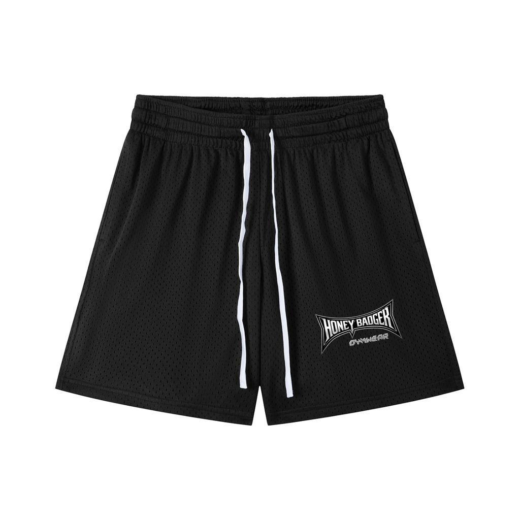 CHROMIUM Mesh Drawstring Shorts