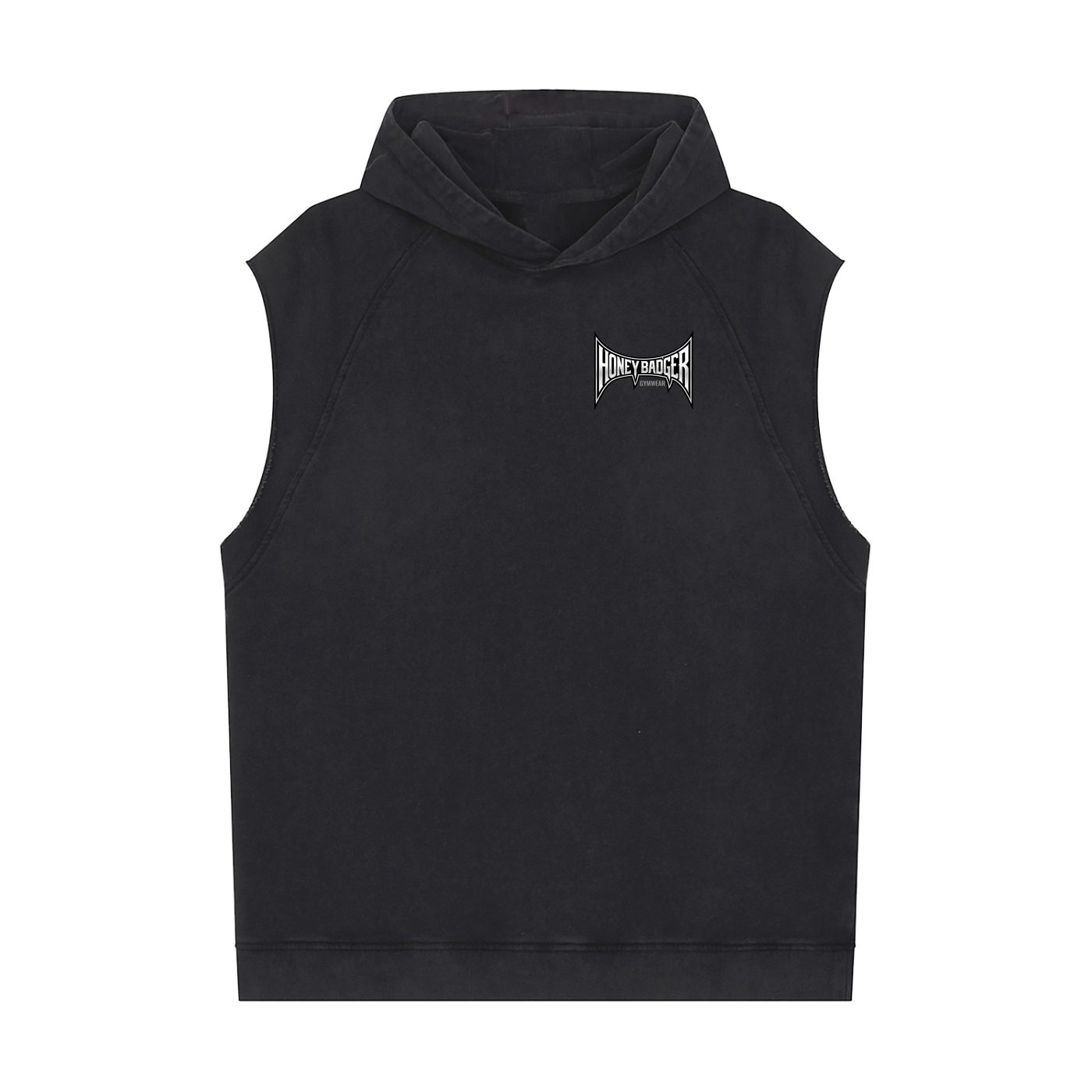 DEFIANCE Snow Washed Sleeveless Hoodie