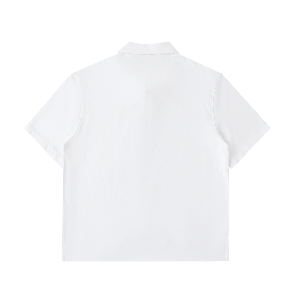 Half-Zip Cotton Polo Tee