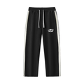 Contrast Side-Stripe Straight-Leg  Pants