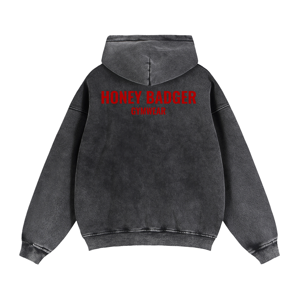 UNIT Fleece Hoodie (Zipper/Stonewashed)