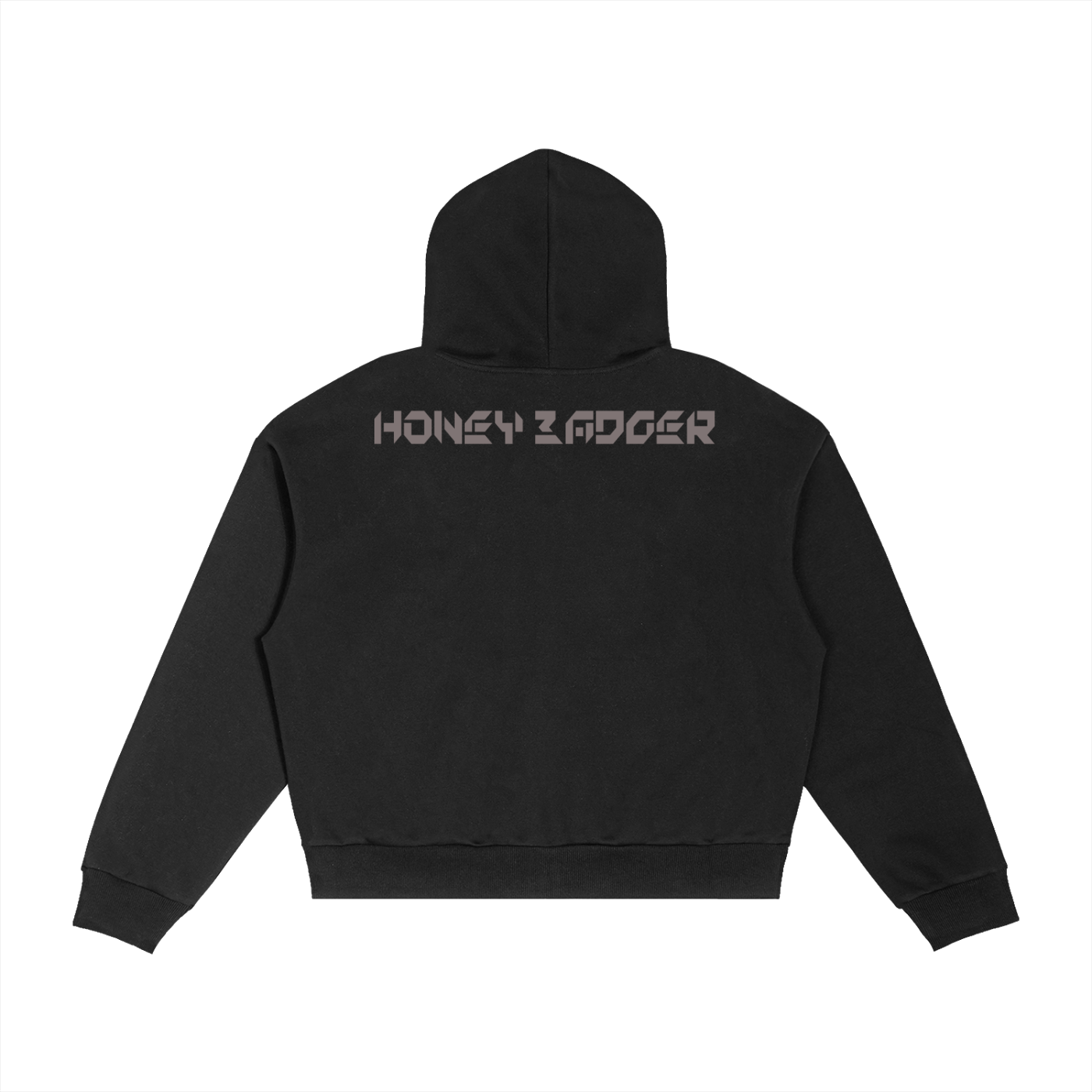 SHADOW Plaid Boxy Zip Hoodie