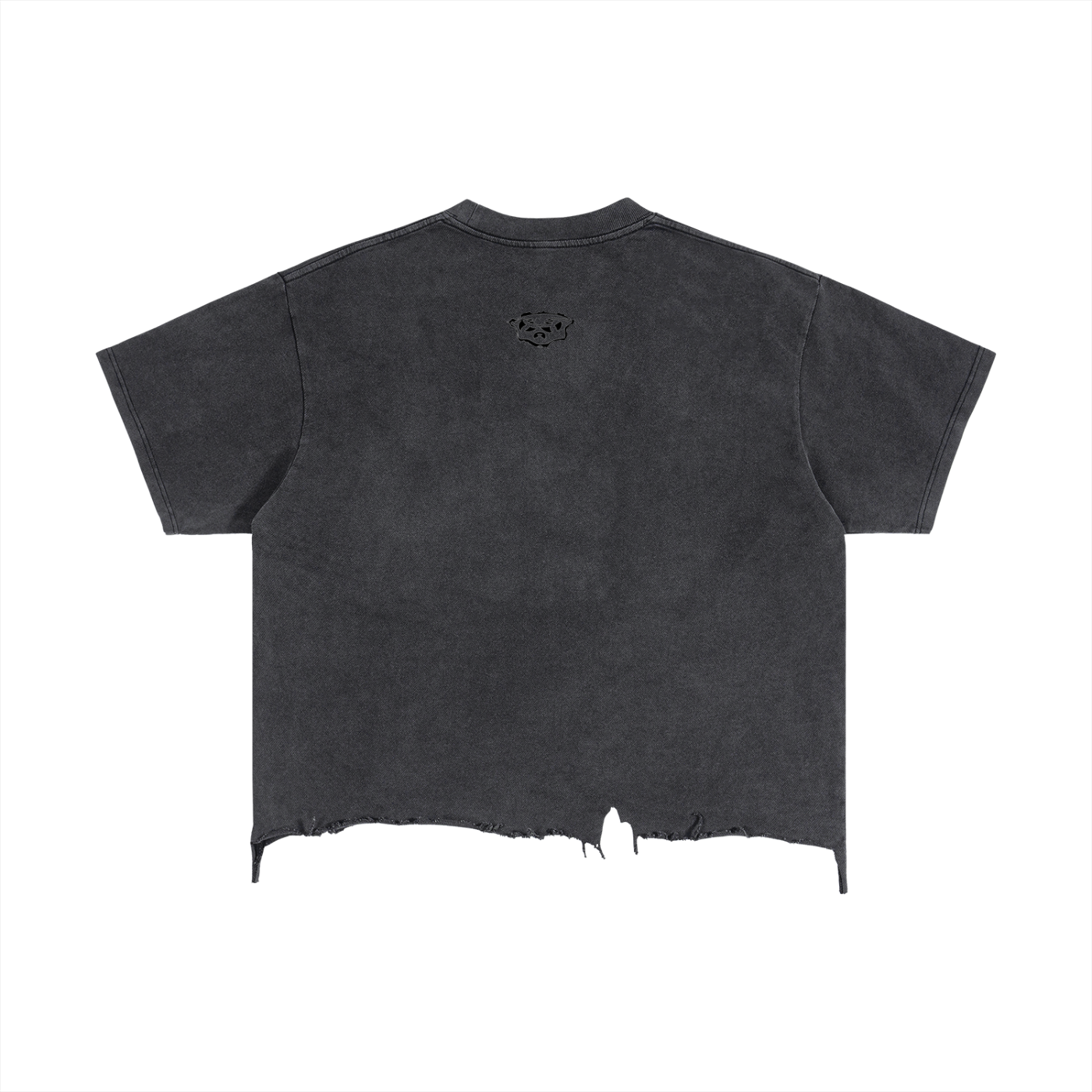 DEFIANCE Boxy Distressed T-Shirt