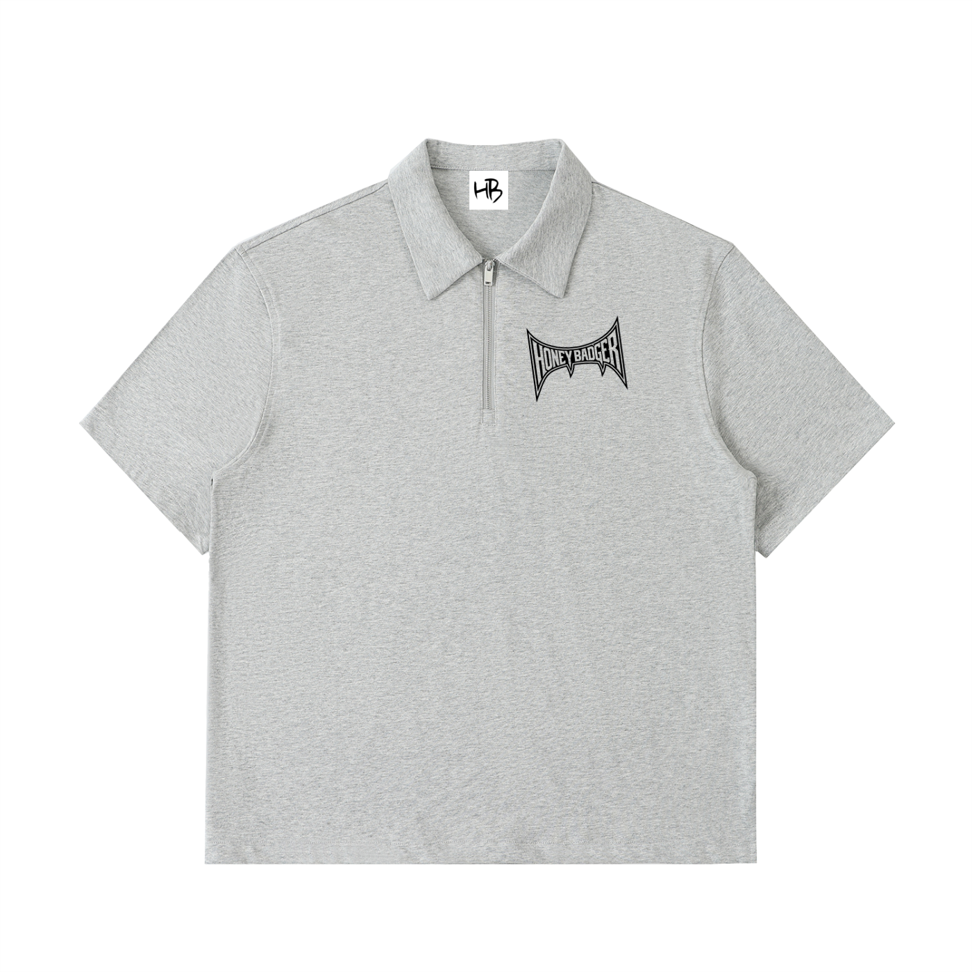 Half-Zip Cotton Polo Tee