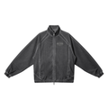 Y2K Vintage Wash Zip Mesh Jacket