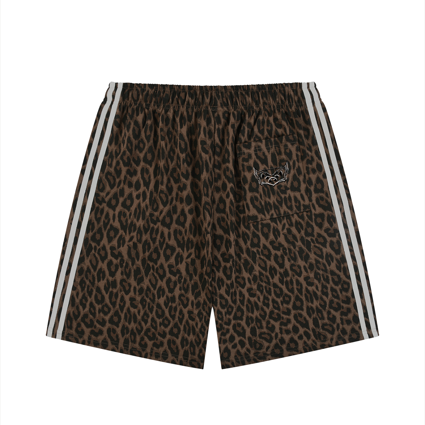 Y2K Leopard Drawstring Shorts