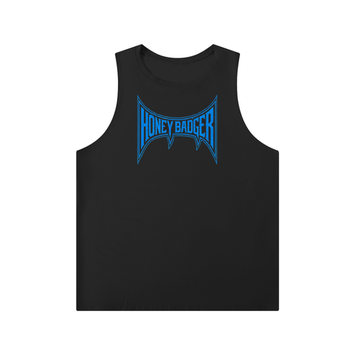 Blue DEFIANCE Muscleback Tank