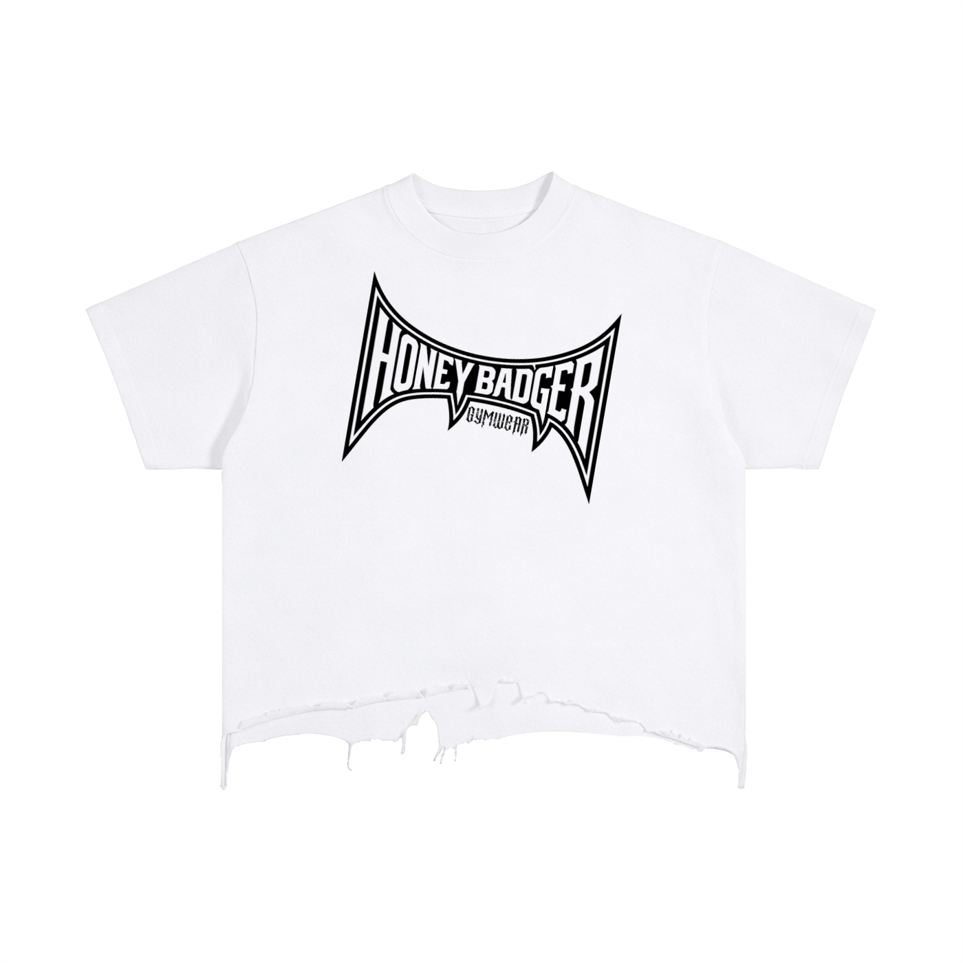 DEFIANCE Boxy Distressed T-Shirt