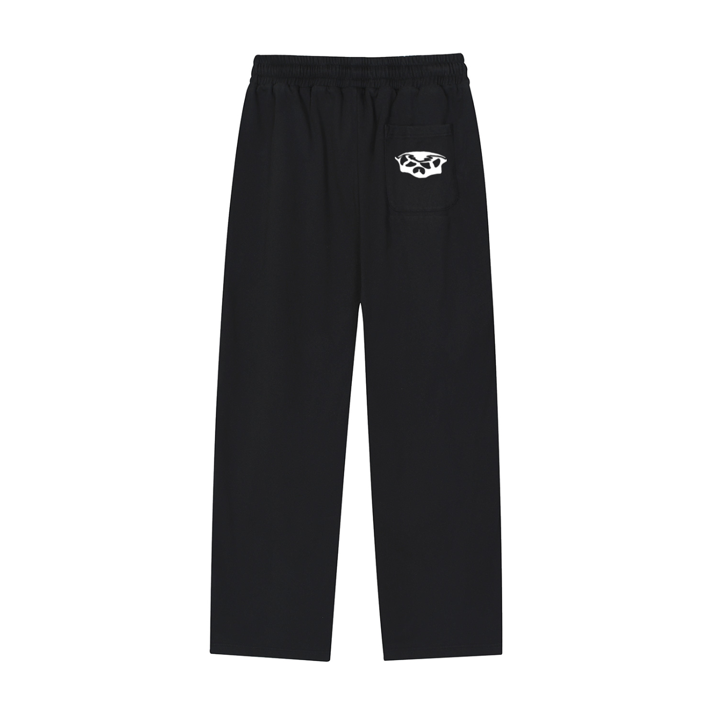 Striped-Leg Straight Sweats(Bottom Logo)