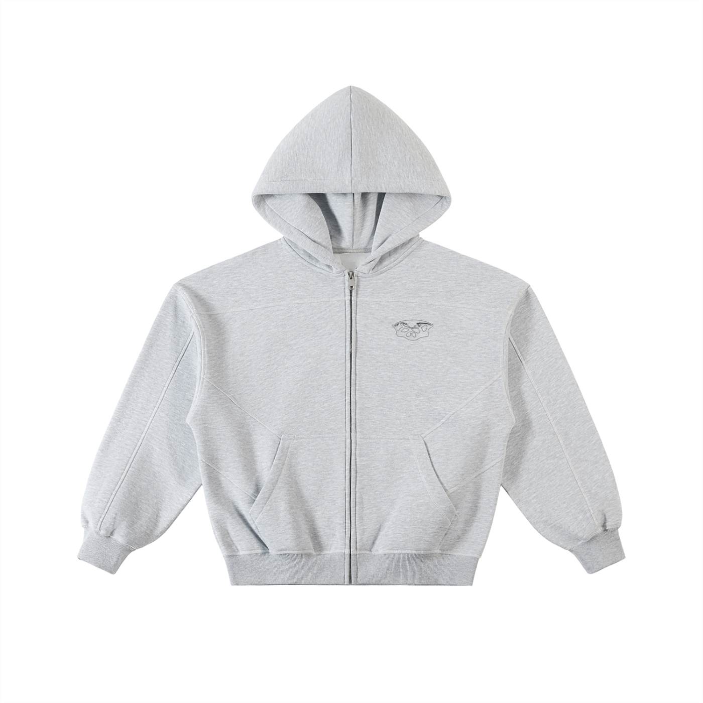 LINEAR Sport Fleece Zip Hoodie
