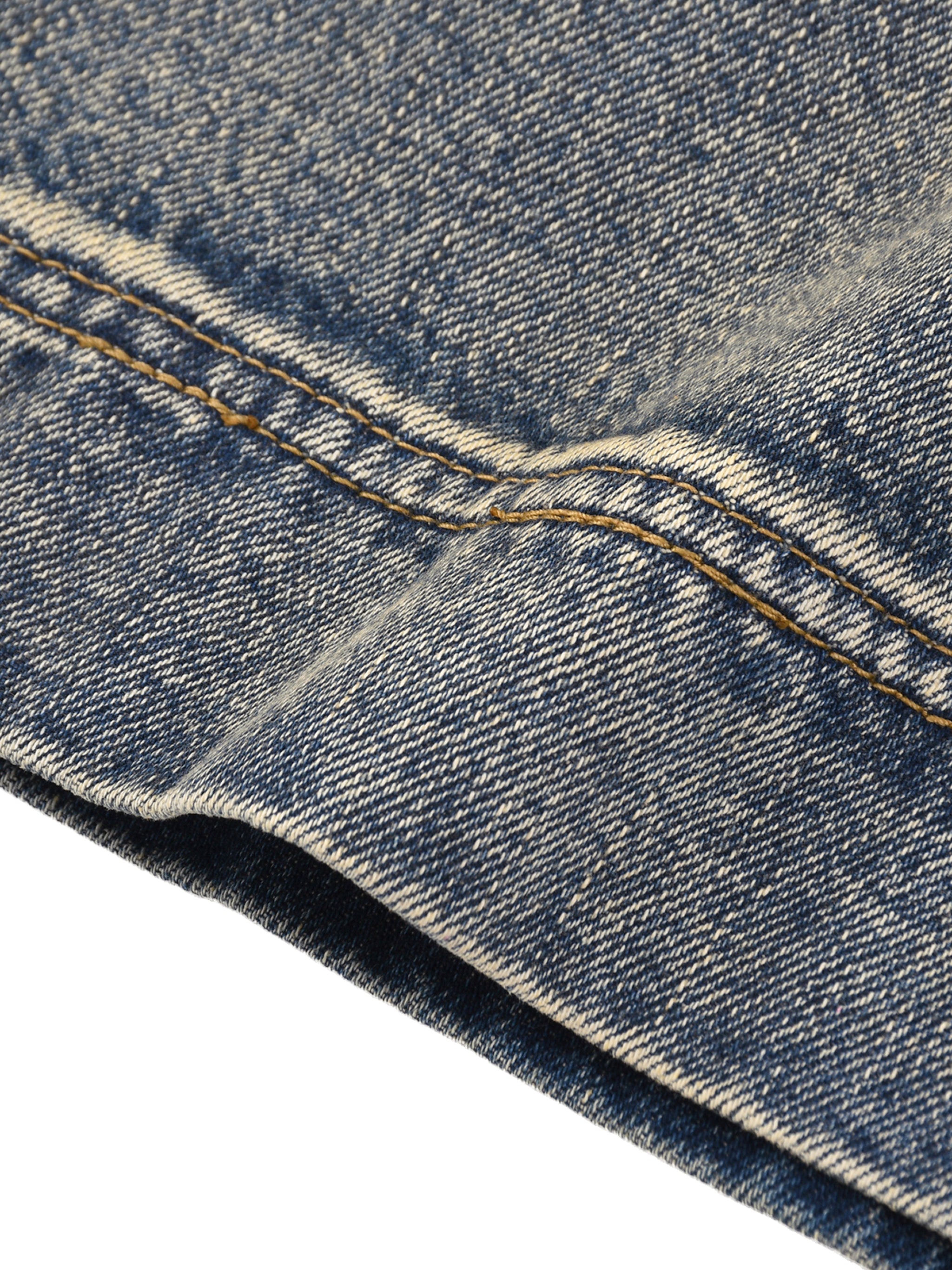Vintage Wash DEFIANCE Baggy Denim Shorts